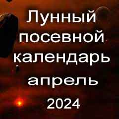 Лунный посевной календарь садовода и огородника на апрель 2024 года благоприятные дни посадки овощей, высадки саженцев и посева зелени.