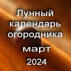 Лунный календарь посадок на март 2024 года огородника 