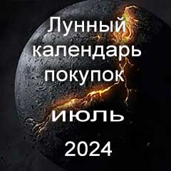 Лунный календарь покупок на июль 2024 года по лунным дням календаря, сделки по недвижимости.