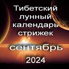 Лунный календарь стрижек волос на сентябрь 2024 года  благоприятные дни по лунному тибетскому календарю.