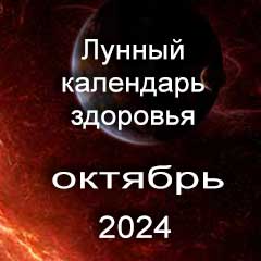 Лунный календарь здоровья на октябрь 2024 года нагрузки для красоты тела.