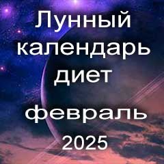 Диета для похудения на февраль 2025 года, меню для правильного питания на каждый день по лунному календарю.