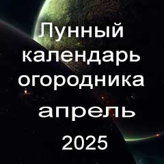 Огородника лунный календарь посадок на апрель 2025 года 