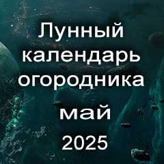 Огородника лунный календарь посадок на май 2025 года 