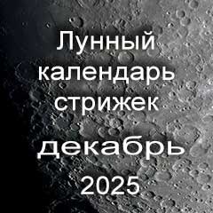 Лунный календарь стрижки волос на декабрь 2025 года благоприятные дни 