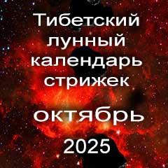 Лунный календарь стрижек волос на октябрь 2025 года  благоприятные дни по лунному тибетскому календарю.