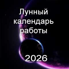 Лунный календарь устройства на работу на 2026 год,