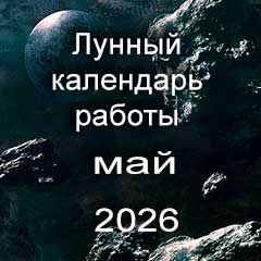 Лунный календарь устройства на работу на май 2026 года
