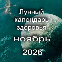 Лунный календарь здоровья на ноябрь 2026 года