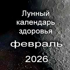 Лунный календарь здоровья на февраль 2026 года