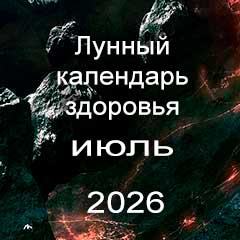 Лунный календарь здоровья на июль 2026 года