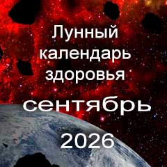 Лунный календарь здоровья на сентябрь 2026 года
